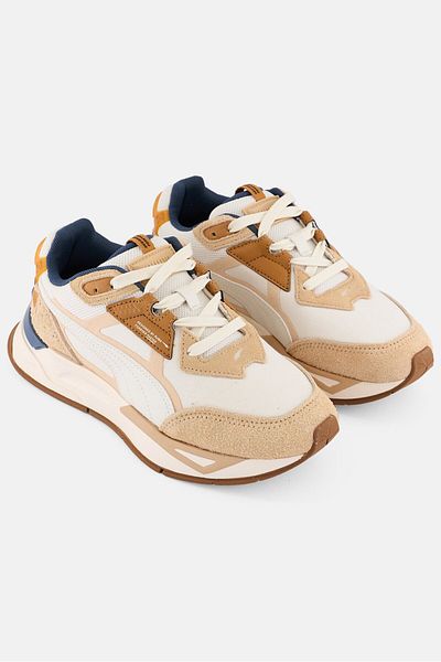 Puma Kids Boy Lace Up Outdoor Shoes, Beige