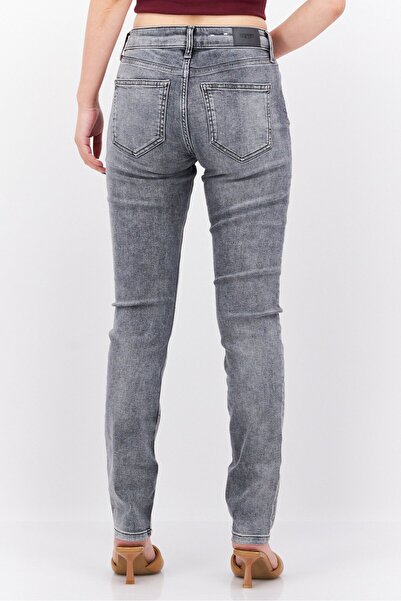 Esprit Women Slim Fit Washed Stretchable Jeans, Black