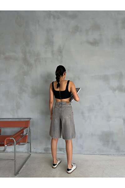 Zeo Basic BERMUDA ŞORT TİNT YIKAMALI
