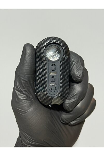 LUXE AKSESUAR Συμβατό με Fiat Doblo, κάλυμμα από ανθρακονήματα με 3 κουμπιά τ...