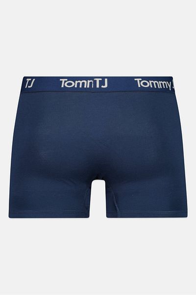 Tommy John بوكسر رجالي بشعار العلامة التجارية، 6 قطع، أزرق داكن