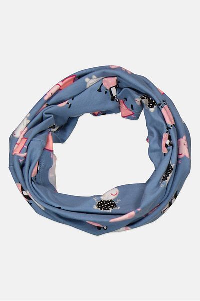 Cool Club Kids Girl Allover Print Neck Scarves, Multicolor