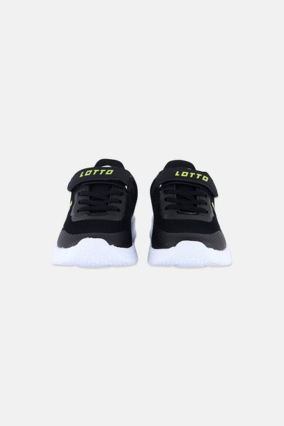 Lotto Kids Boy Velcro Running Shoes, Black