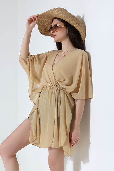 Esberin Front Lace Tulle Pareo