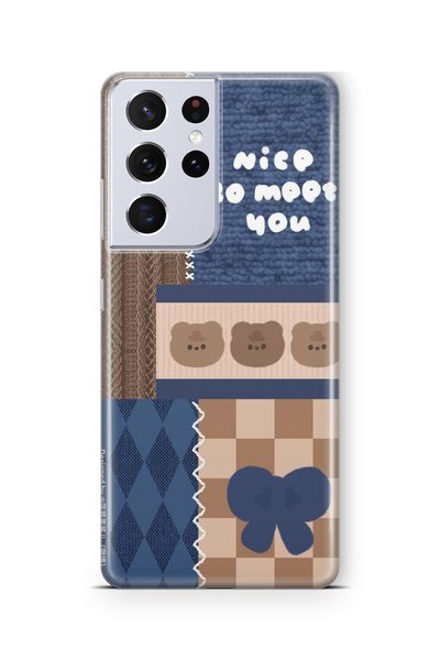 Multitronic Samsung Galaxy S21 Ultra Compatible Nice to Meet You Design Print...