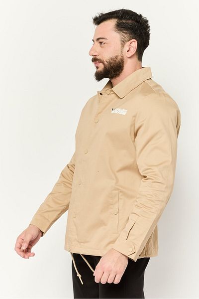 SKECHERS Men Sportswear Fit Long Sleeve Outdoor Woven Jacket, Tan