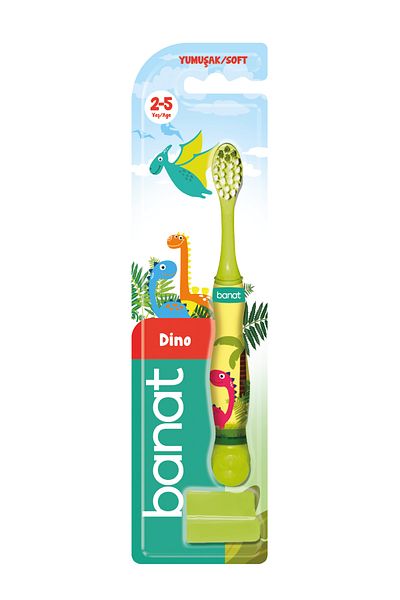 Banat Dino 2+ Age Children's Toothbrush