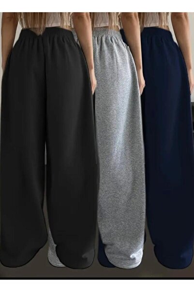 UYN SPORT Wide Leg Oversize Fit Comfortable Wear 3-Piece Sweatpants