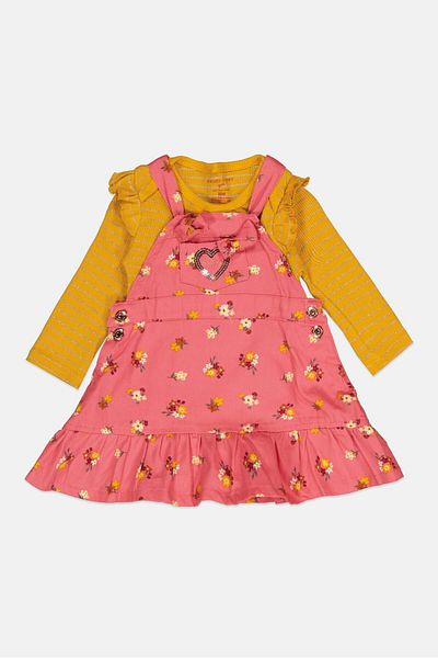 NANETTE LEPORE Toddlers Girl 2 Pieces Printed Top With Dress Set, Multicolor