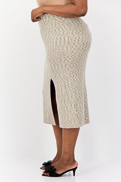 Esprit Women Textured Midi Skirts, Multicolor