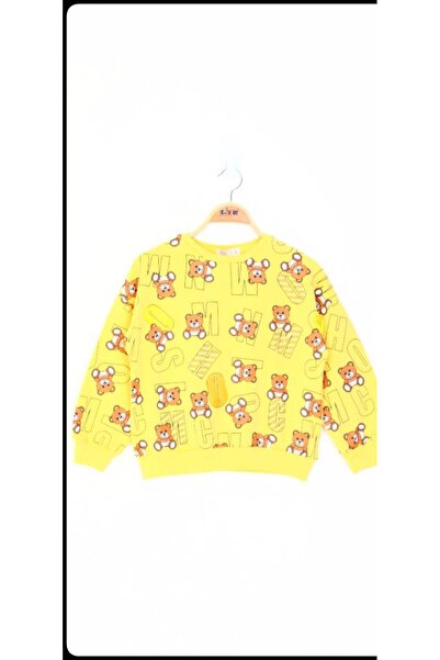 Toontoy Fată Copilă Litera cu imprimeu Swea tricou