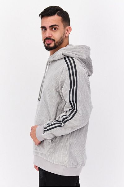 adidas x Ivy Park Men Sportswear Fit Outdoor Hoodie, Grey/Black