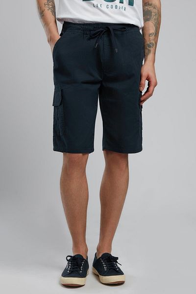 Lee Cooper Мъжки тъкани шорти Jogger Cargo, тъмносини