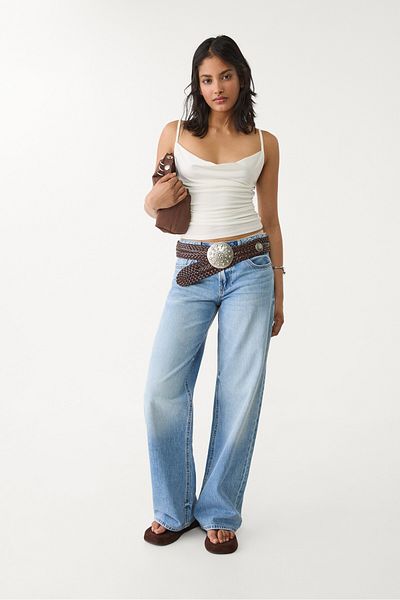 Stradivarius Draped strappy top