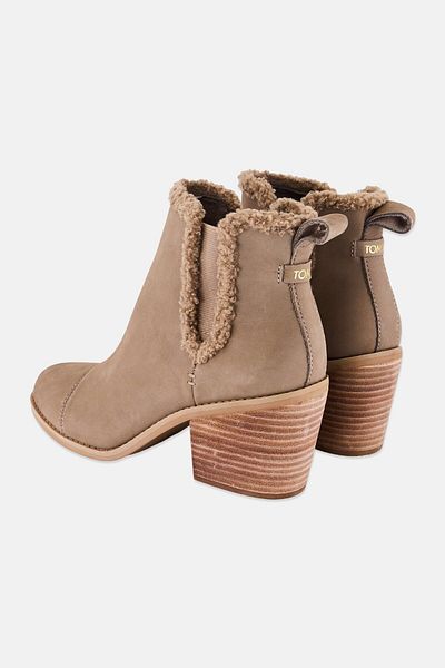 Toms Women Everly Slip On Ankle Boots, Taupe
