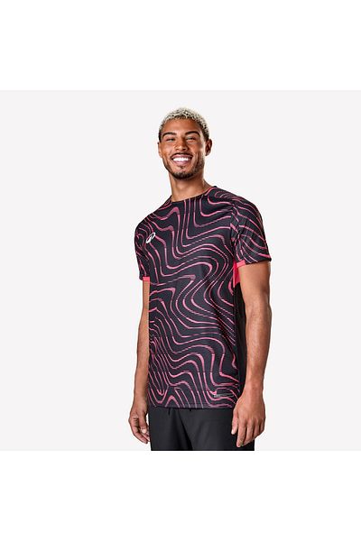 Decathlon Kipsta Adult Football Shirt - Neon Pink/Black - Viralto Topo