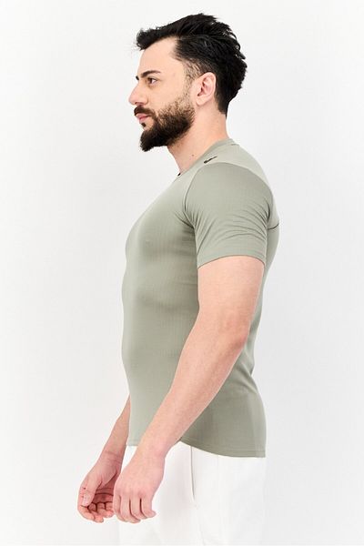 adidas Men Slim Fit Short Sleeve Training T-Shirt, Silver