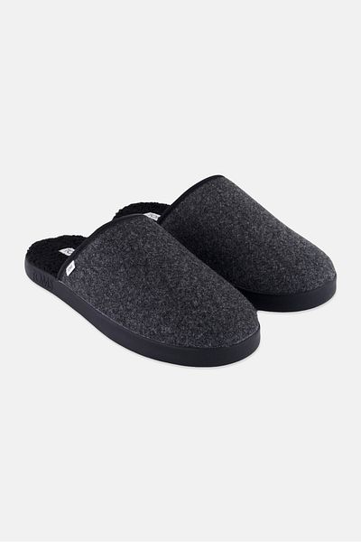 Toms Men Harbor Quilted Slip On Clogs, Black