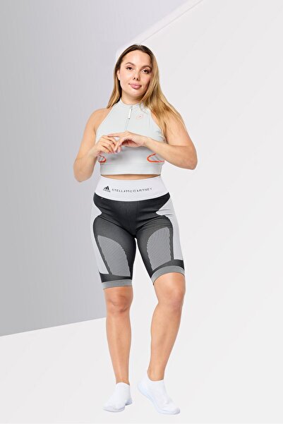 adidas by Stella McCartney Women Sportswear Fit Sleeveless Training Tank Top, Grey