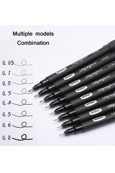 Andofis Draving Technical Drawing Pen Set Calligraphy Pen Set of 8