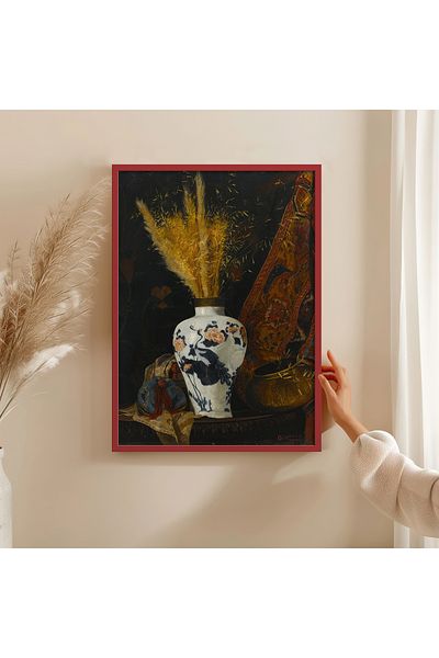 HOMEPACK Single Wooden Framed Painting One Piece Poster Painting Tk/1431