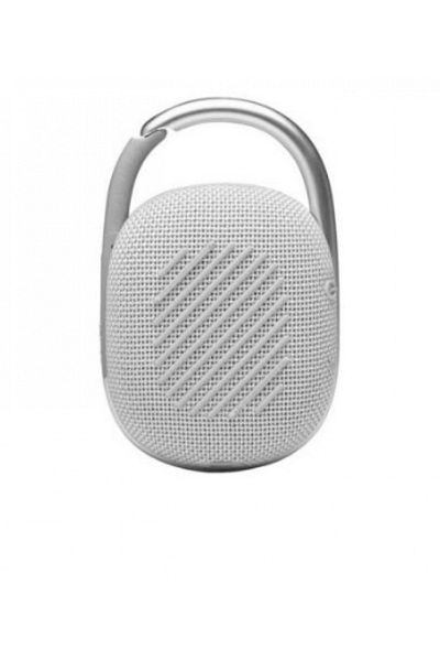 JBL Clip 4 Bluetooth Speaker, Waterproof - White