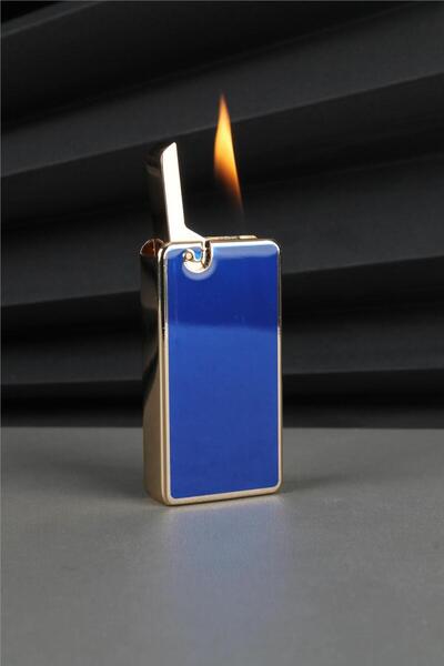 Silvio Monetti Kapaklı Model Mavi Gazlı Çakmak - 25CAK044T05