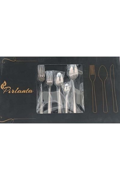 Angoravi Diamond 30 Piece 6-Person Cutlery Set 30 Piece Boxed Gift Dowry Set