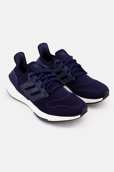 adidas Women Lace Up Ultra Boost 22 Running Shoes, Navy
