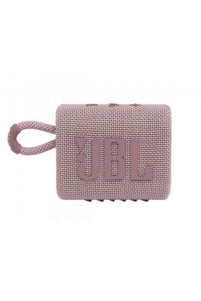 JBL GO3 Bluetooth Speaker - Pink (Water-Resistant)