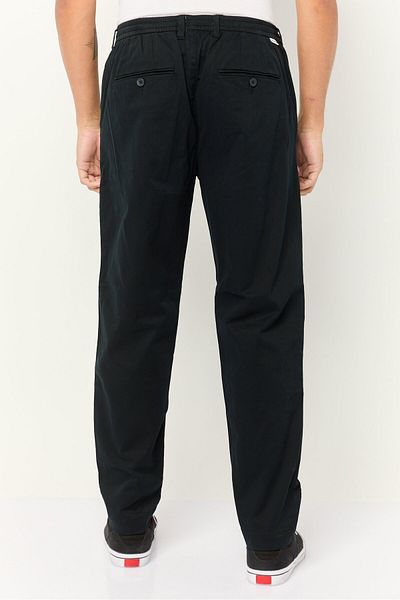 GAZZARRİNİ Men Regular Fit Plain Chino Pants, Navy