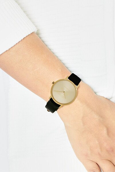 Lacoste Women 2001233 Leather Watch, 35mm, Green