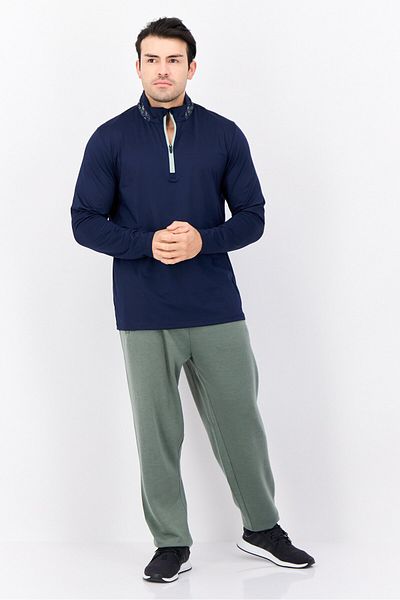Puma X Liberty Men Sportswear Fit Half Zip Outdoor Sweatshirts, Navy Blue