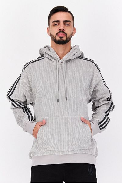 adidas x Ivy Park Men Sportswear Fit Outdoor Hoodie, Grey/Black