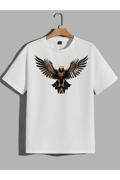 PENTHİLUS Men's Eagle Printed T-Shirt