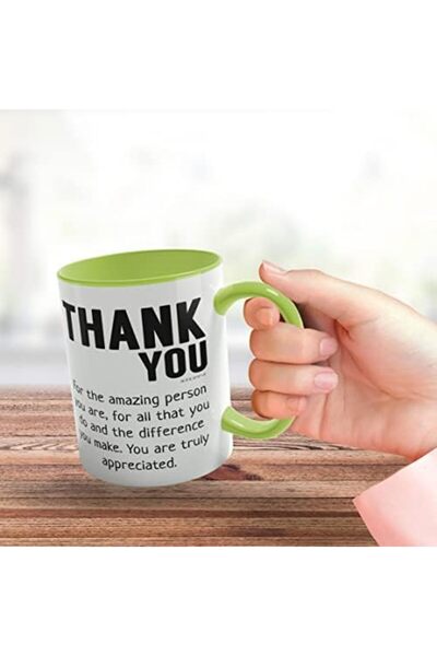 Spoil Your Wall Thank You Mug - Gift for Best Friend, Leaving Gifts for Colleagues, Boss, Friends, Men, Women