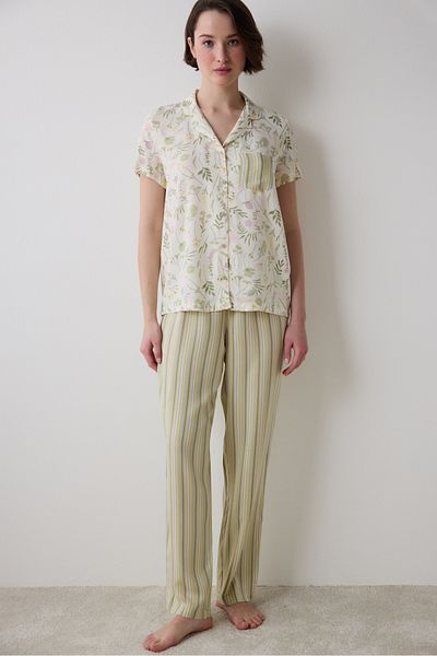 Penti Iris Chally Hemdhose Mehrfarbiges Pyjama-Set