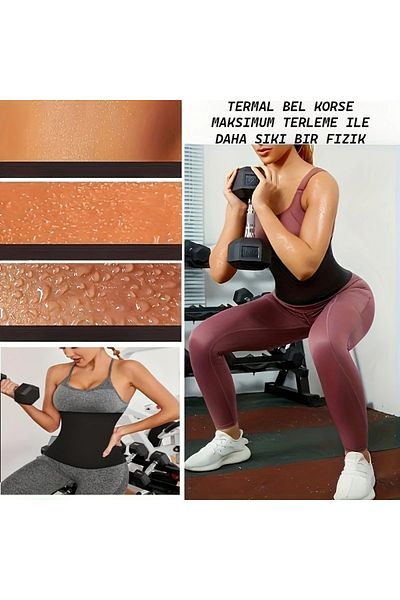 SWEAT FAST Exercise, Yoga, Fitness,Waist Abdominal Control Belt, Sauna Waist Support Thermal Belt