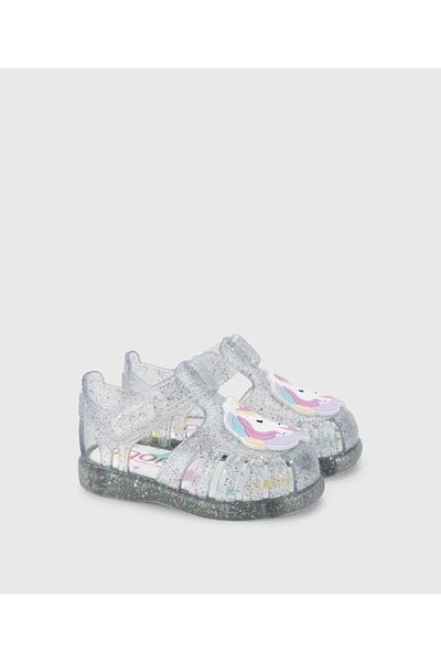 IGOR Tobby Unicornio S10341 Girl's Transparent Glitter Sandals