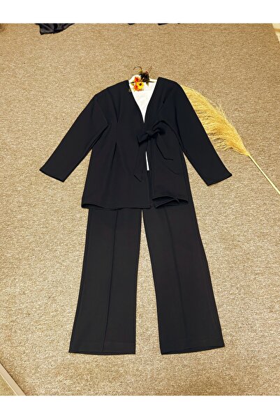 LİNA TESETTÜR Double set with chima detail