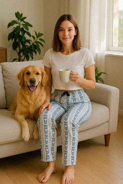 gigigiyim Self Patterned Women's Pajama Bottoms