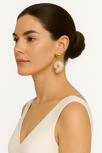 Vi store Sedefli İstiridye Küpe