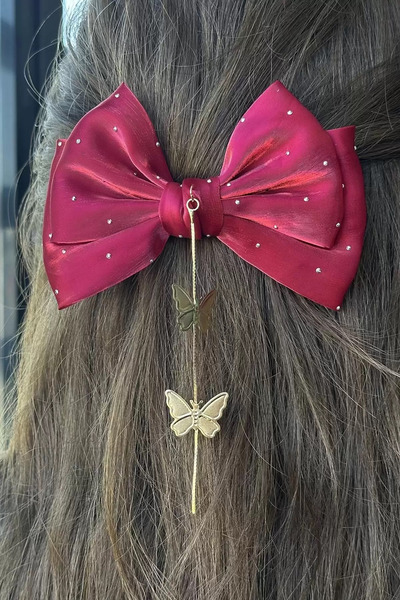 Vitastyle Butterfly Figured Stone Detailed Vending Machine Buckle