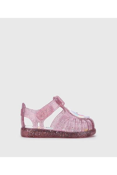 IGOR Sandale cu sclipici fucsia pentru fete Tobby Unicornio S10341