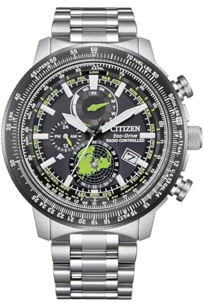 Citizen Men's Multi Dial Japanese Quartz Watch with Stainless Steel Strap BY3006-53E, Silver, Bracel