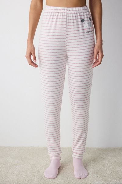 Penti Maybe Later Striped Lilac Trousers
