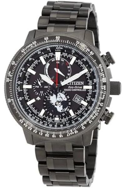 Citizen Promaster Eco Drive Geo Trekker Men's Watch BY3005-56G, Black,