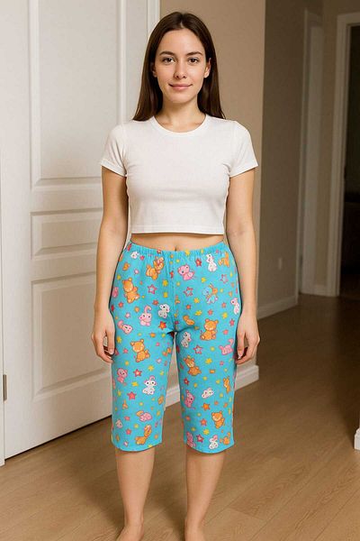 gigigiyim Star Detailed Casual Women's Capri