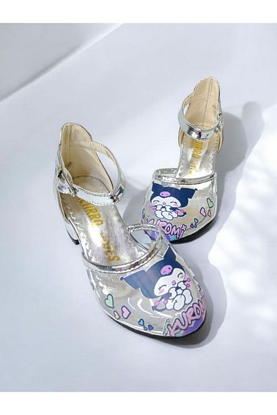 PATİK BEBE Pantofi cu toc transparent Kuromi pentru fete