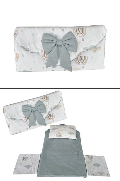CherryPie Rainbow Patterned Baby Bottom Opening Bag (Surprise Bottom Opening)